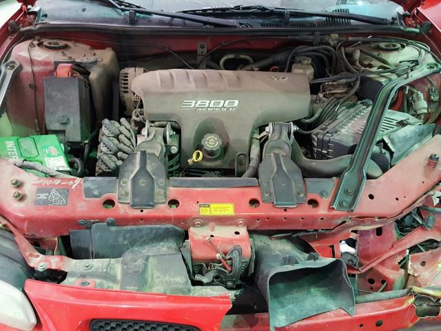 1G2WP52K91F152685 - 2001 PONTIAC GRAND PRIX RED photo 7