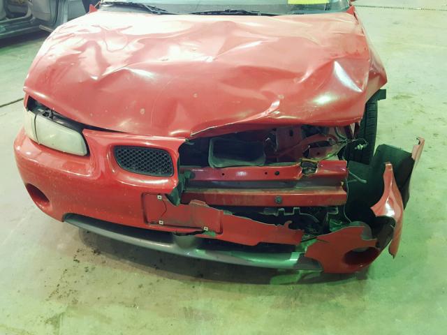 1G2WP52K91F152685 - 2001 PONTIAC GRAND PRIX RED photo 9