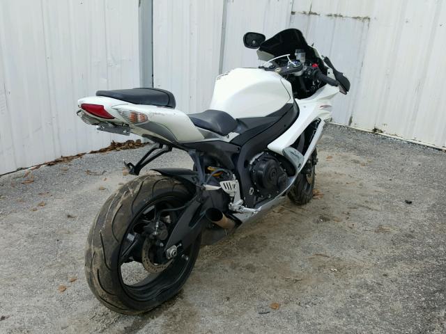 JS1GR7LA892103910 - 2009 SUZUKI GSX-R750 WHITE photo 4