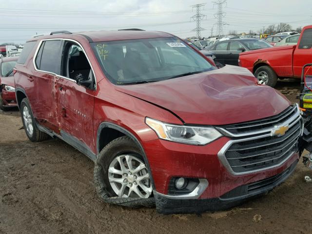 1GNERGKW4JJ125544 - 2018 CHEVROLET TRAVERSE L RED photo 1