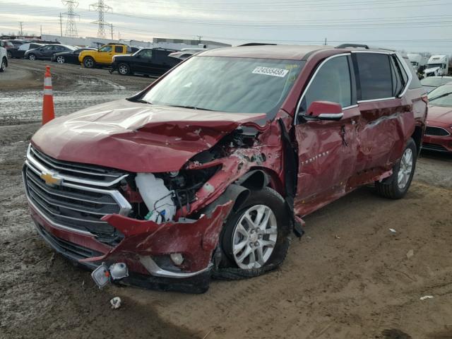 1GNERGKW4JJ125544 - 2018 CHEVROLET TRAVERSE L RED photo 2