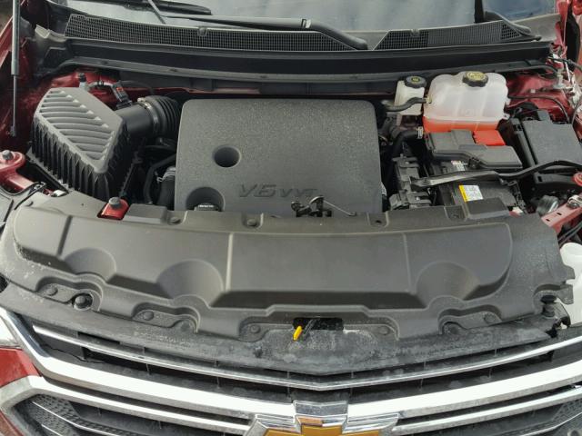 1GNERGKW4JJ125544 - 2018 CHEVROLET TRAVERSE L RED photo 7