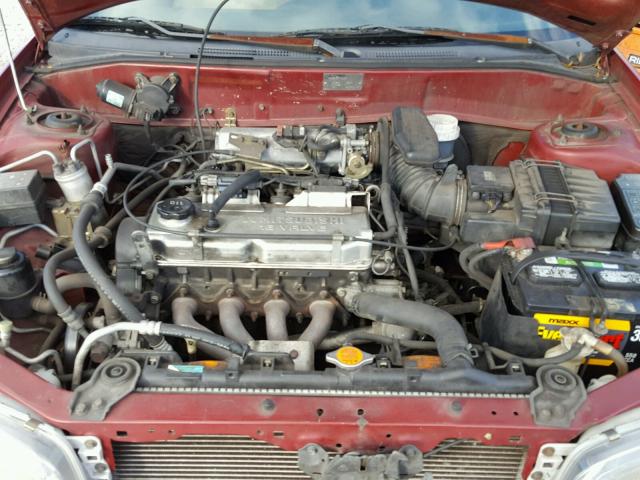 JA3AY26C41U029049 - 2001 MITSUBISHI MIRAGE ES RED photo 7