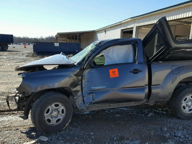 5TENX22N29Z659538 - 2009 TOYOTA TACOMA GRAY photo 9