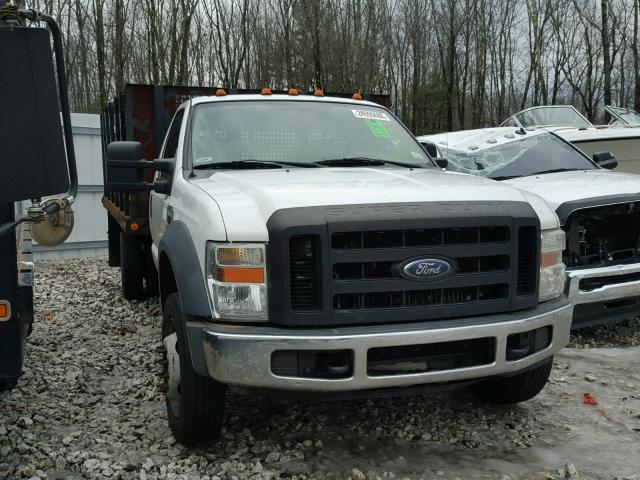 1FDXF46R48EB76571 - 2008 FORD F450 SUPER WHITE photo 1