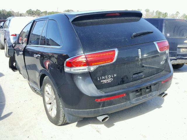 2LMDJ6JK9FBL30812 - 2015 LINCOLN MKX BLACK photo 3