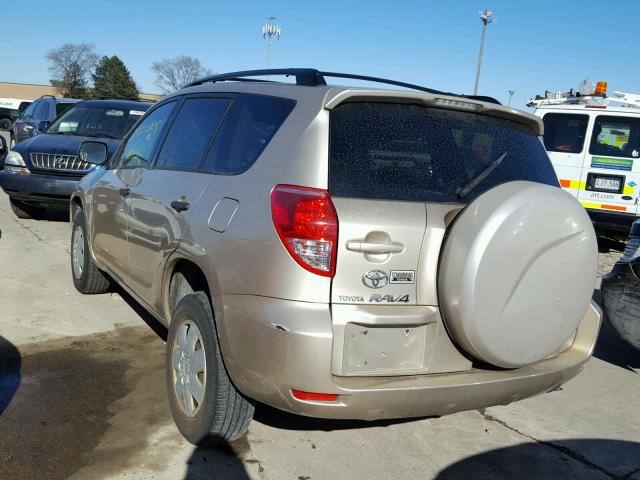 JTMBD33V765013569 - 2006 TOYOTA RAV4 GOLD photo 3