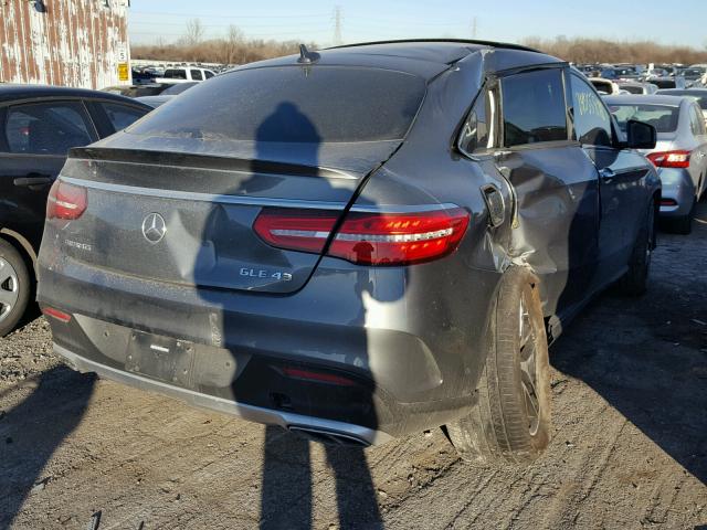 4JGED6EB3HA062890 - 2017 MERCEDES-BENZ GLE COUPE GRAY photo 4