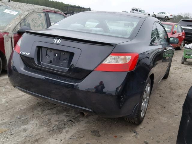 2HGFG1B69BH508075 - 2011 HONDA CIVIC LX BLACK photo 4