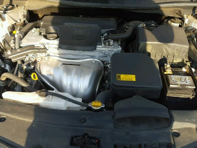 4T1BF1FK5CU005208 - 2012 TOYOTA CAMRY BASE SILVER photo 7