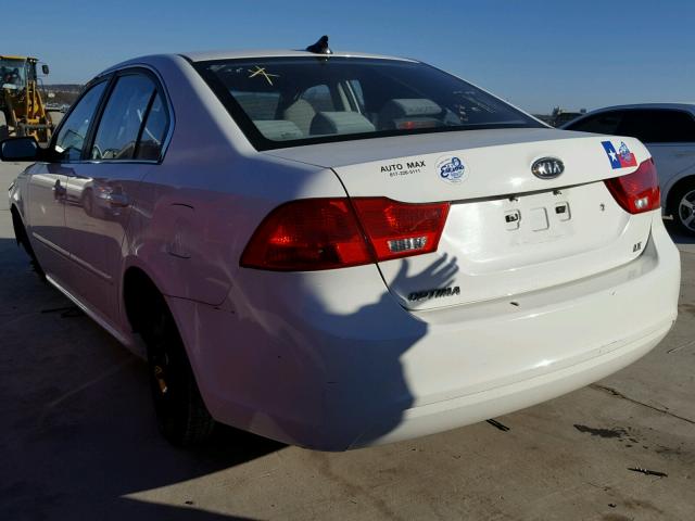 KNAGE228095309463 - 2009 KIA OPTIMA LX WHITE photo 3