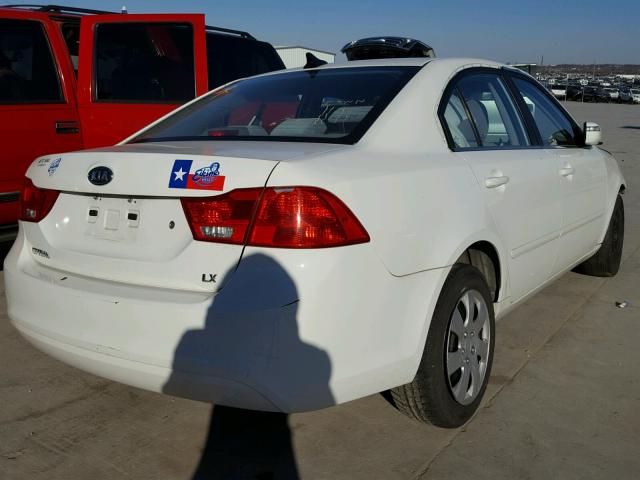 KNAGE228095309463 - 2009 KIA OPTIMA LX WHITE photo 4