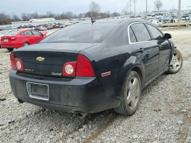 1G1ZD5E78AF110395 - 2010 CHEVROLET MALIBU 2LT BLACK photo 4