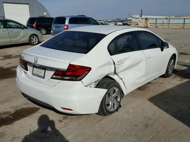 2HGFB2F53FH532254 - 2015 HONDA CIVIC LX WHITE photo 4