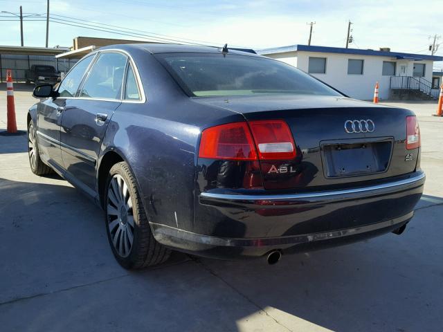 WAUMV44E87N008261 - 2007 AUDI A8 L QUATT BLUE photo 3