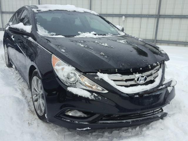 5NPEC4ACXBH039603 - 2011 HYUNDAI SONATA SE BLACK photo 1