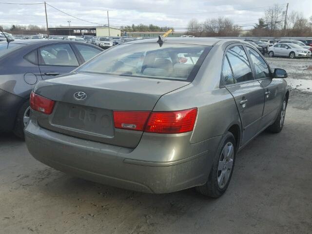 5NPET46CX9H409418 - 2009 HYUNDAI SONATA GLS GREEN photo 4