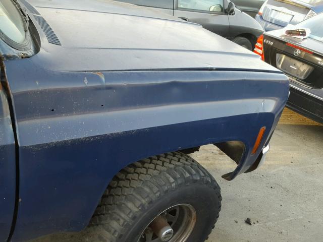 CKLT89Z198031 - 1979 CHEVROLET BLAZER BLUE photo 10