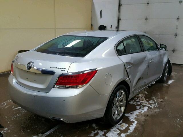 1G4GE5ED6BF243588 - 2011 BUICK LACROSSE C SILVER photo 4