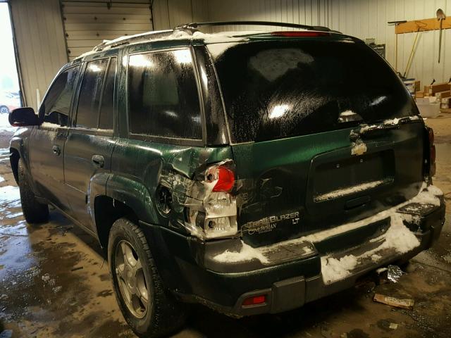 1GNDT13SX52308176 - 2005 CHEVROLET TRAILBLAZE GREEN photo 3