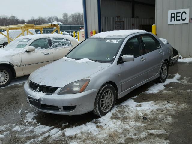 JA3AJ86E56U034258 - 2006 MITSUBISHI LANCER OZ SILVER photo 2