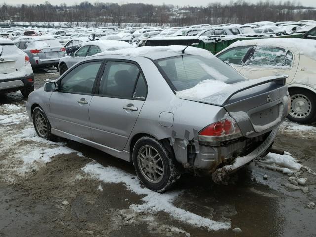 JA3AJ86E56U034258 - 2006 MITSUBISHI LANCER OZ SILVER photo 3