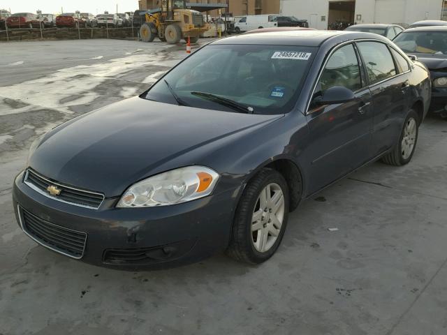 2G1WC583889152406 - 2008 CHEVROLET IMPALA LT CHARCOAL photo 2