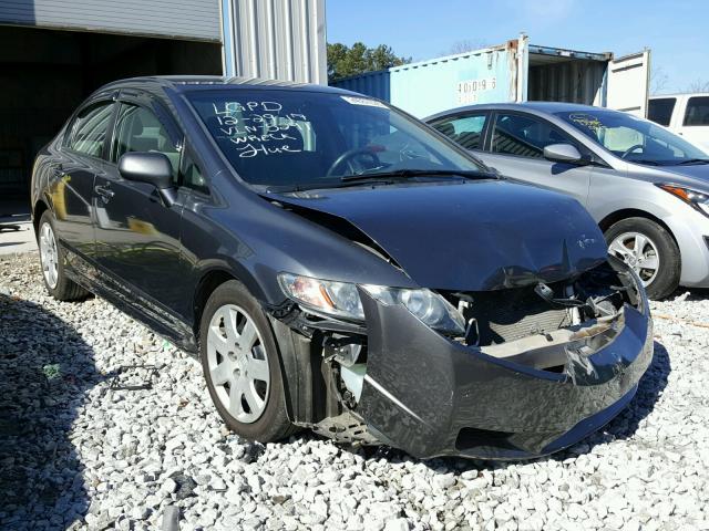 2HGFA1F50AH545291 - 2010 HONDA CIVIC LX GRAY photo 1