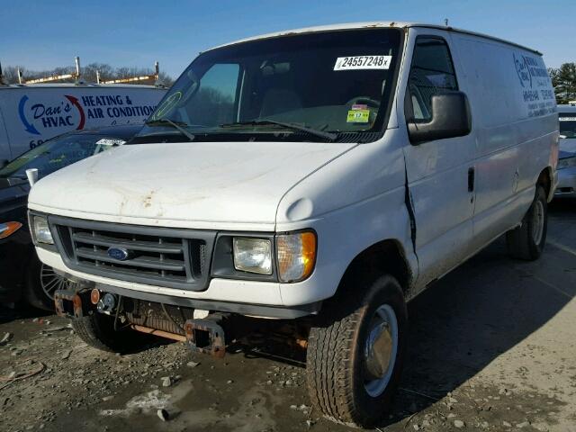 1FTNE24223HA09500 - 2003 FORD ECONOLINE WHITE photo 2