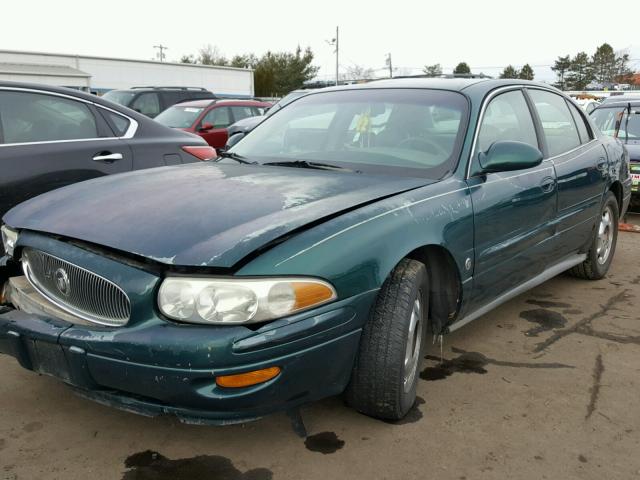 1G4HR54K7YU306873 - 2000 BUICK LESABRE LI GREEN photo 2