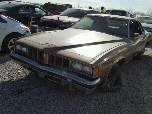 2G37M6A144784 - 1976 PONTIAC BONNEVIL BROWN photo 2