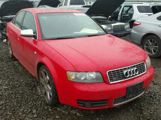 WAUPL68E74A168241 - 2004 AUDI S4 GRAY photo 1