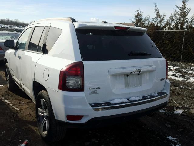 1C4NJDEBXGD696244 - 2016 JEEP COMPASS LA WHITE photo 3