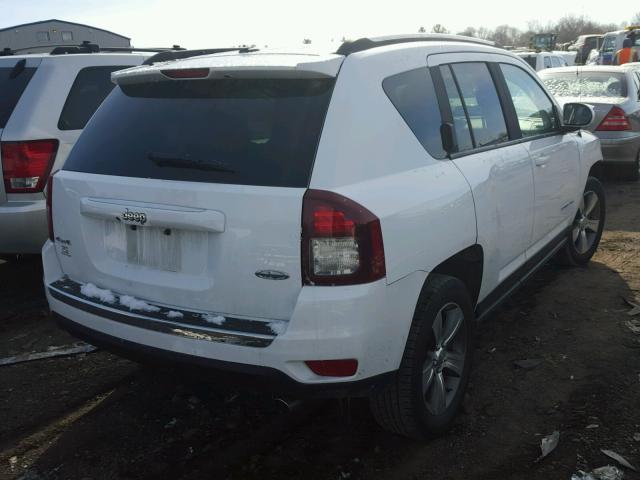 1C4NJDEBXGD696244 - 2016 JEEP COMPASS LA WHITE photo 4