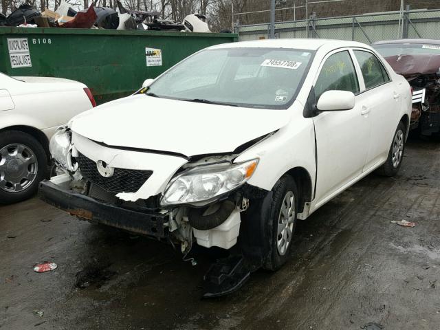 JTDBL40E59J001140 - 2009 TOYOTA COROLLA BA WHITE photo 2