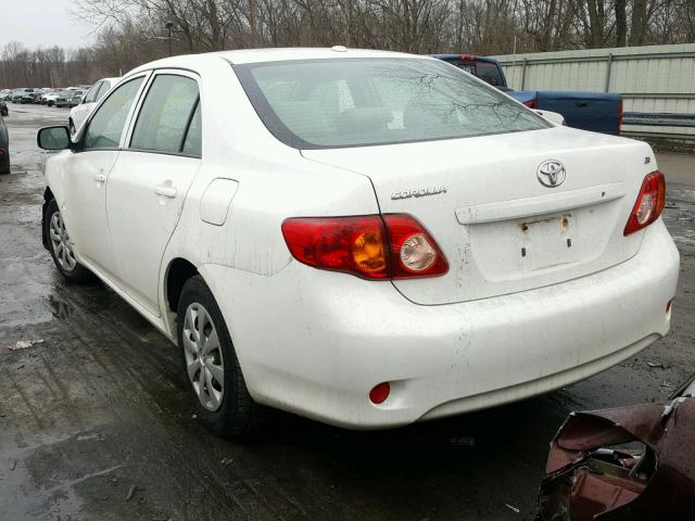 JTDBL40E59J001140 - 2009 TOYOTA COROLLA BA WHITE photo 3