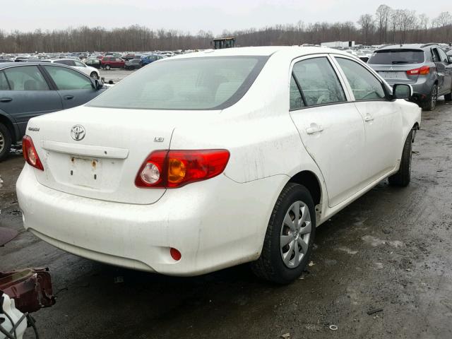 JTDBL40E59J001140 - 2009 TOYOTA COROLLA BA WHITE photo 4