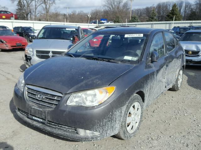 KMHDU46D88U485897 - 2008 HYUNDAI ELANTRA GL GRAY photo 2