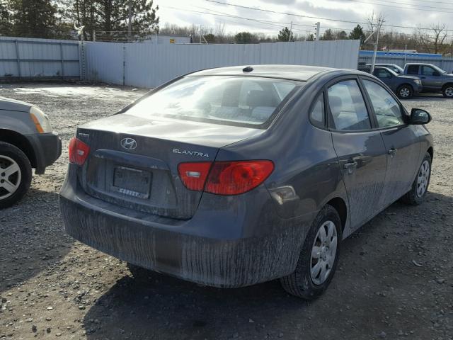 KMHDU46D88U485897 - 2008 HYUNDAI ELANTRA GL GRAY photo 4