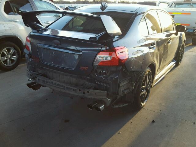 JF1VA2S68F9825584 - 2015 SUBARU WRX STI GRAY photo 4