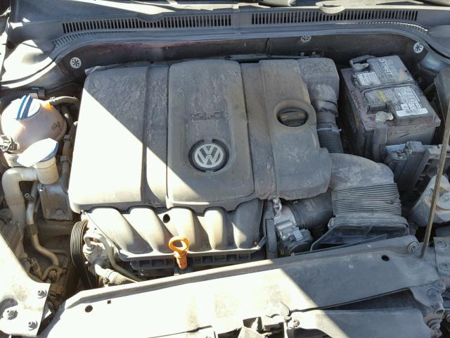 3VWDX7AJXBM349824 - 2011 VOLKSWAGEN JETTA SE GRAY photo 7