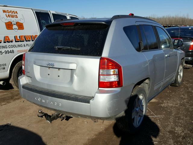 1J4NF4FBXAD583234 - 2010 JEEP COMPASS SP SILVER photo 4