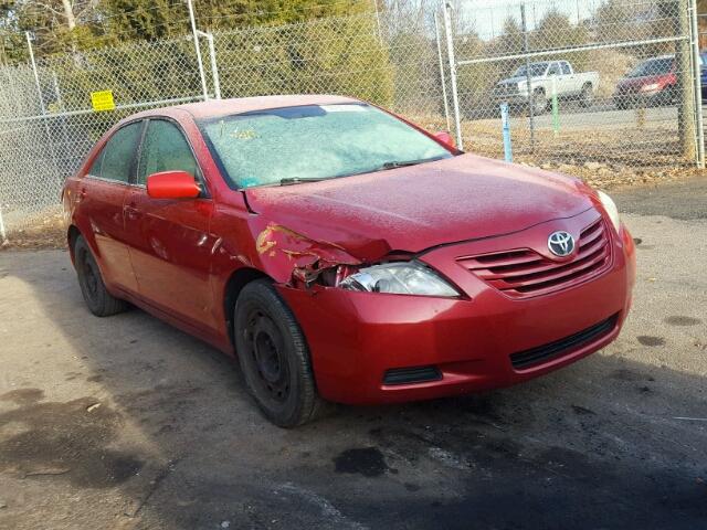 4T1BE46K68U241698 - 2008 TOYOTA CAMRY CE RED photo 1