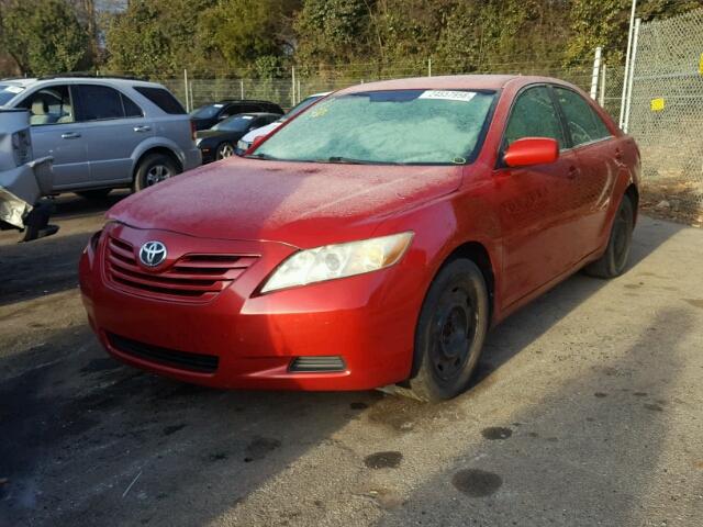 4T1BE46K68U241698 - 2008 TOYOTA CAMRY CE RED photo 2