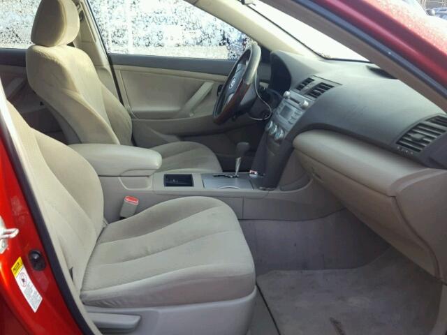 4T1BE46K68U241698 - 2008 TOYOTA CAMRY CE RED photo 5