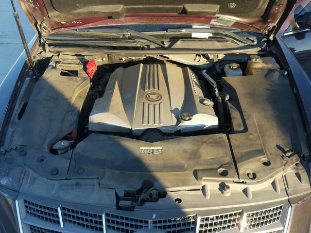 1G6DZ67A480131892 - 2008 CADILLAC STS BURGUNDY photo 7