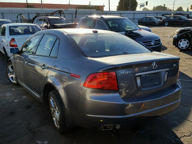 19UUA66236A050552 - 2006 ACURA 3.2TL GRAY photo 3