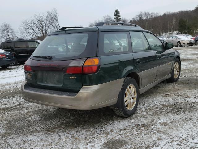 4S3BH686027610648 - 2002 SUBARU LEGACY OUT GREEN photo 4