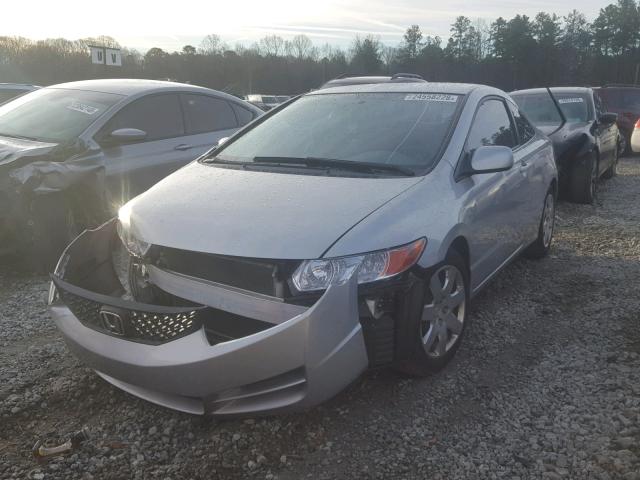 2HGFG1B67AH502726 - 2010 HONDA CIVIC LX SILVER photo 2