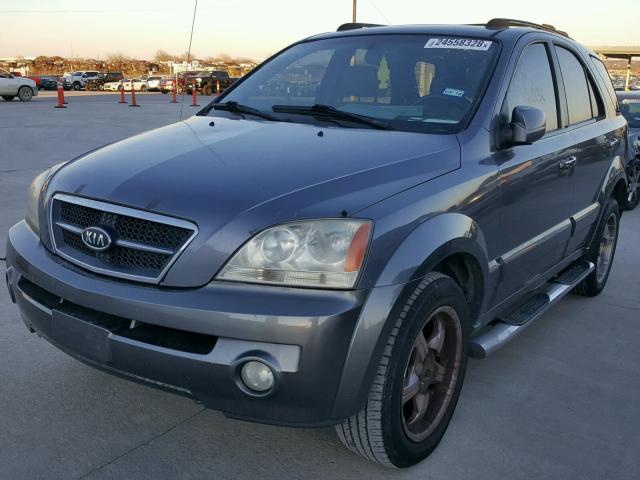 KNDJD733165502339 - 2006 KIA SORENTO EX GRAY photo 2